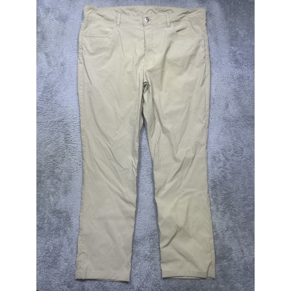 The North Face Pants Men's 40x29 Beige‎ Sprag 5 Pocket Stretch Hiking Trousers